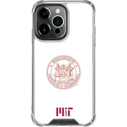 Massachusetts Institute of Technology MIT White Logo iPhone 16 Pro Clear Case